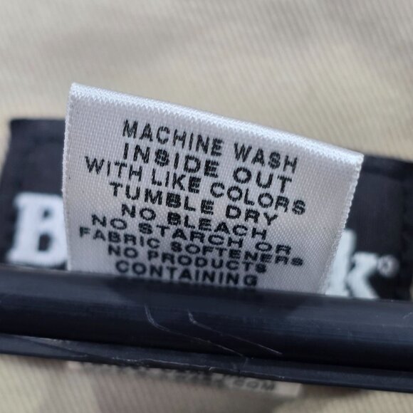 Mens Bulwark Flame-Resistant Tan Full Zip & Button Jacket Cotton Blend XXL - Picture 9 of 9